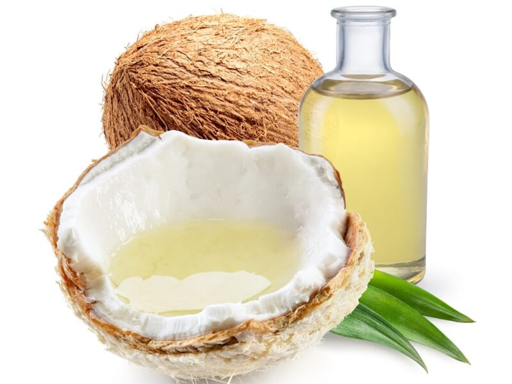 Dùng mắt để phân biệt dầu dừa bị hỏng